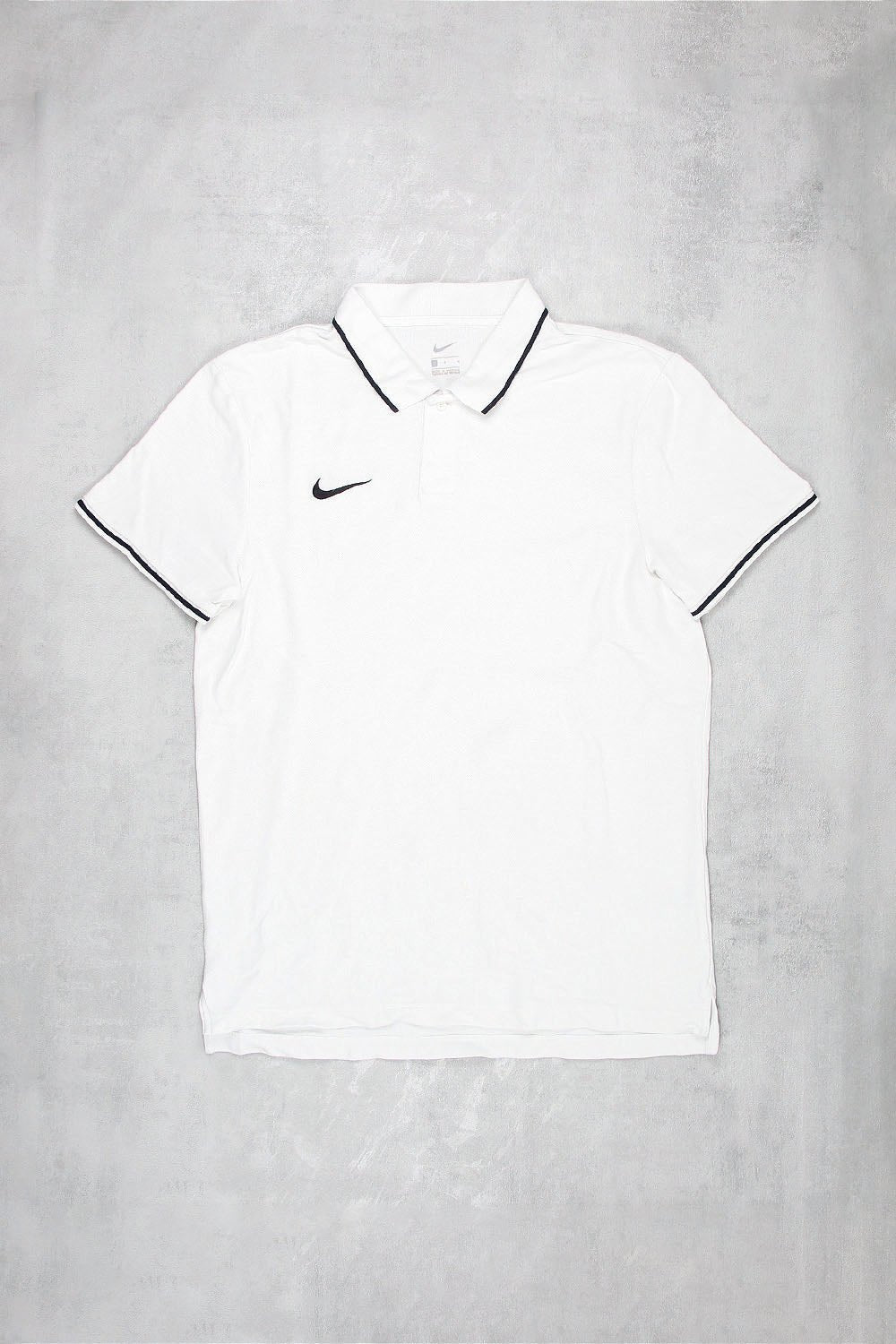 Nike Vintage Solo Swoosh Polo - Farbe: White - Größe: L - VintageR2