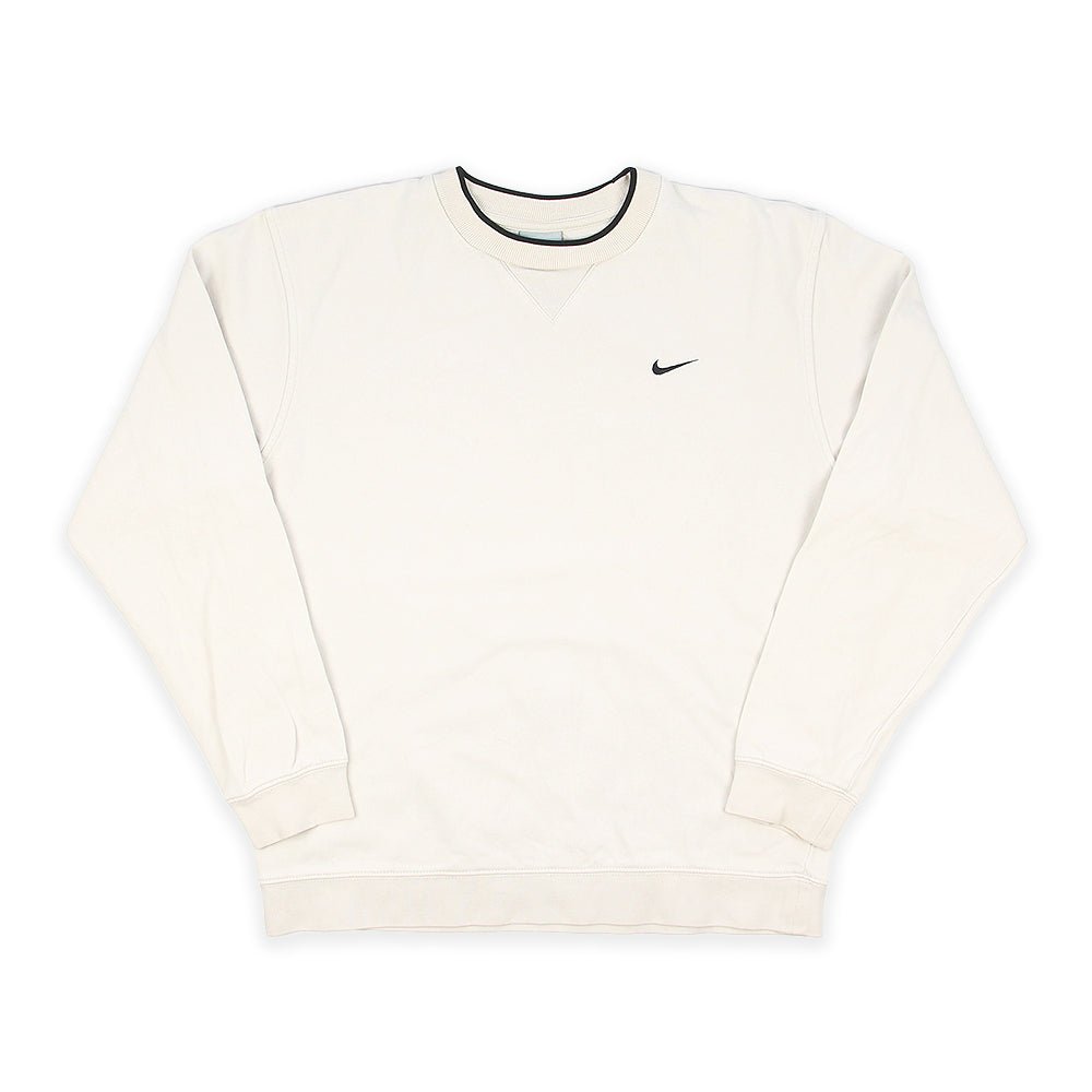 Nike Vintage Solo Swoosh Pullover - Farbe: Beige - Größe: S - VintageR2