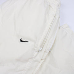 Nike Vintage Solo Swoosh Sommer Trackpants - Farbe: Beige - Größe: M - VintageR2