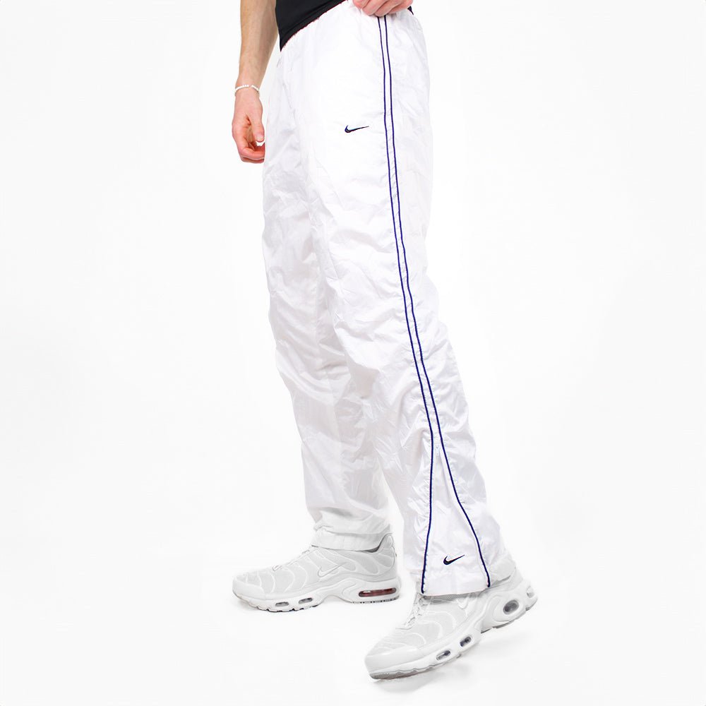 Nike Vintage Sommer Trackpants - Farbe: White - Größe: M - VintageR2