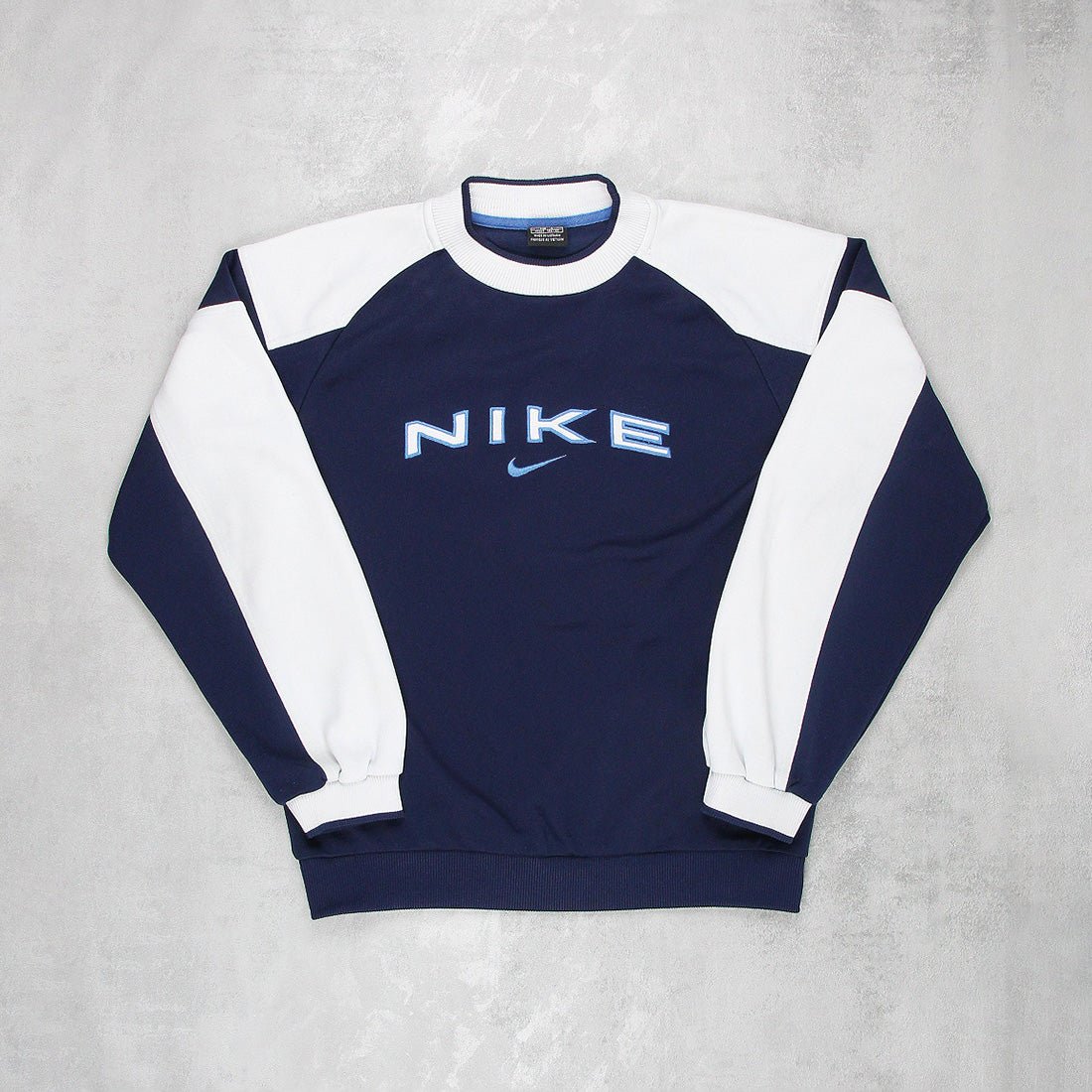 Nike Vintage Spelllout Pullover - Farbe: Navy - Größe: S - VintageR2