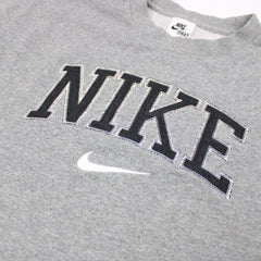 Nike Vintage Spellout College Sweater - Farbe: Grey - Größe: L - VintageR2
