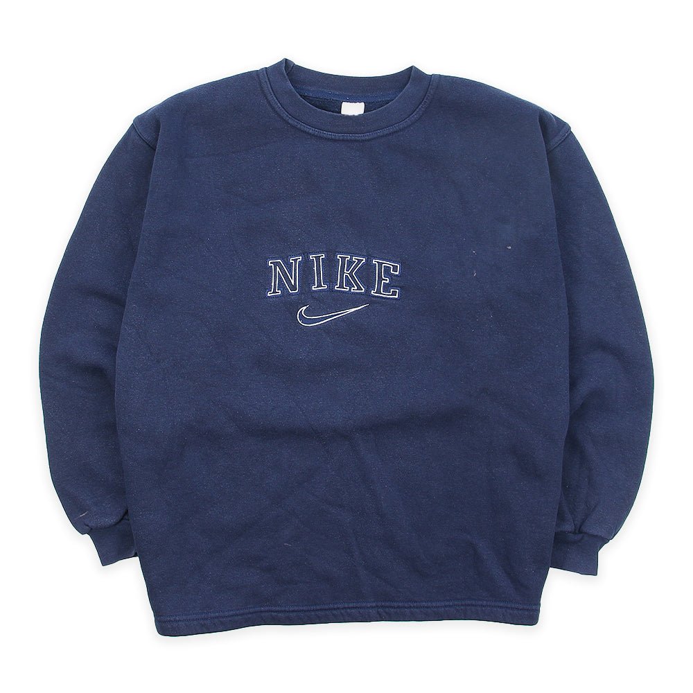 Nike Vintage Spellout Pullover - Farbe: Navy - Größe: M - VintageR2