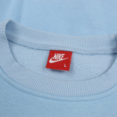 Nike Vintage Spellout Sweater in Babyblau Größe L