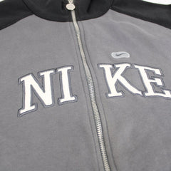 Nike Vintage Spellout Sweatjacke - Farbe: Grey - Größe: S - VintageR2