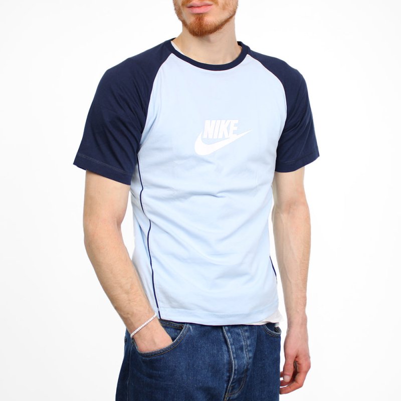 Nike Vintage T-Shirt - Farbe: LightSkyBlue - Größe: S - VintageR2