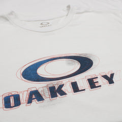 Oakley Vintage T-Shirt - Farbe: White - Größe: XXL - VintageR2