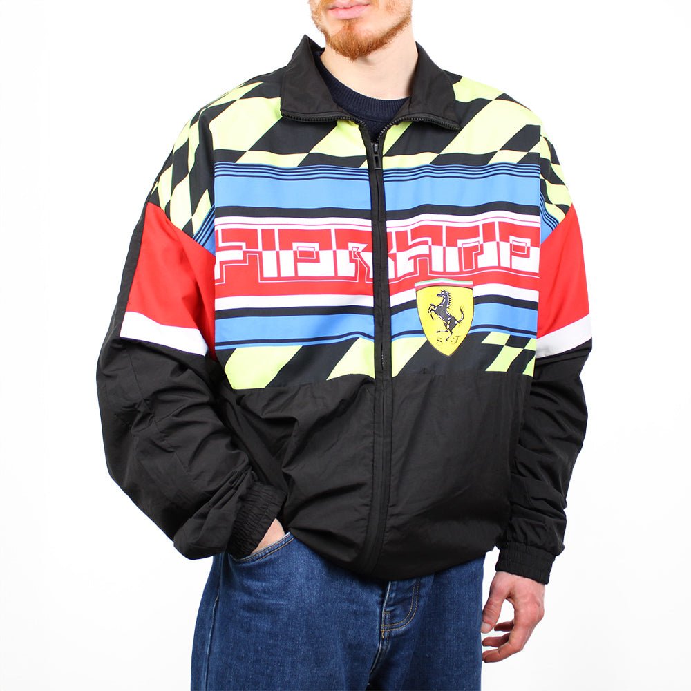 Puma Scuderia Ferrari Motorsport Jacke - Farbe: Black - Größe: XXL - VintageR2