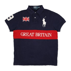 Ralph Lauren Chief Keef Great Britain Polo in Marineblau Größe M
