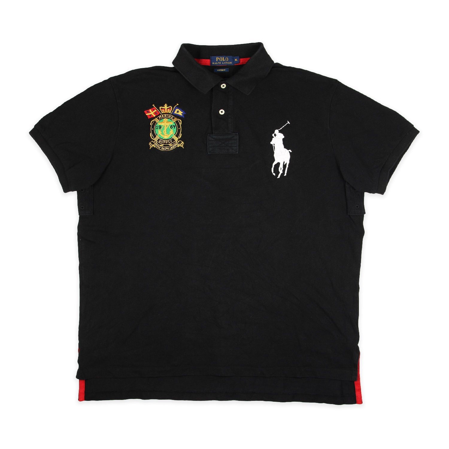 Ralph Lauren Chief Keef Polo in Schwarz Größe XL