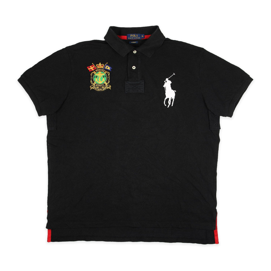 Ralph Lauren Chief Keef Polo in Schwarz Größe XL