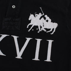 Ralph Lauren Chief Keef Polo in Schwarz Weiß Größe M