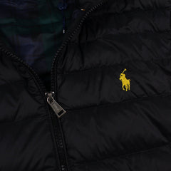 Ralph Lauren Daunenjacke in Schwarz Gelb Größe S
