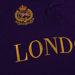 Ralph Lauren London Polo in Lila Gold Größe L