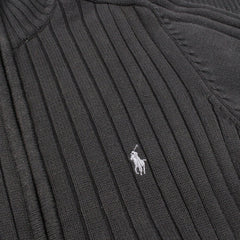 Ralph Lauren Strickjacke Troyer Vintage - Farbe: Black - Größe: L - VintageR2