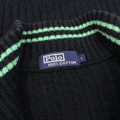 Ralph Lauren Strickjacke Troyer Vintage - Farbe: Black - Größe: L - VintageR2