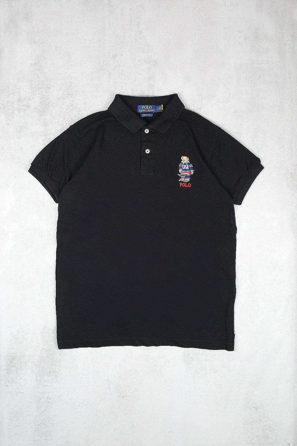 Ralph Lauren Teddy Polo Shirt - Farbe: Black - Größe: S - VintageR2