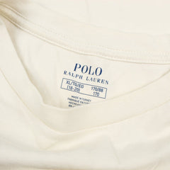 Ralph Lauren Teddy T-Shirt in Weiß Größe M