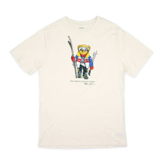 Ralph Lauren Teddy T-Shirt in Weiß Größe M