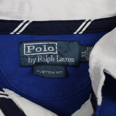 Ralph Lauren Vintage Chief Keef in Blau Schwarz Größe XL