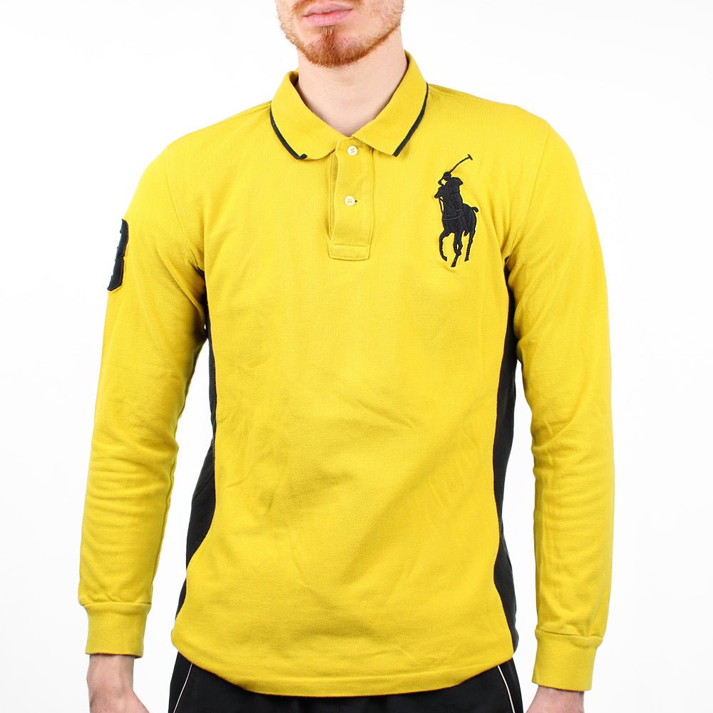 Ralph Lauren Vintage Chief Keef Longsleeve - Farbe: Gold - Größe: M - VintageR2