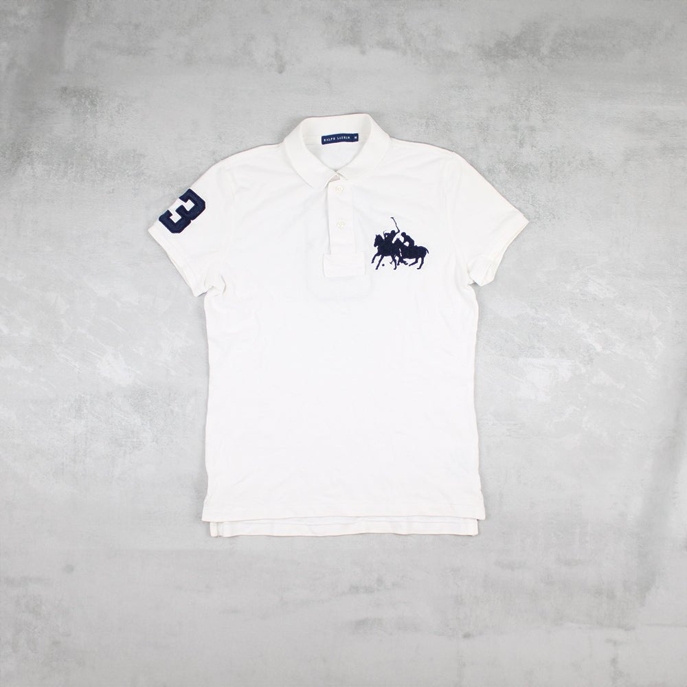 Ralph Lauren Vintage Chief Keef Polo - Farbe: White - Größe: M - VintageR2