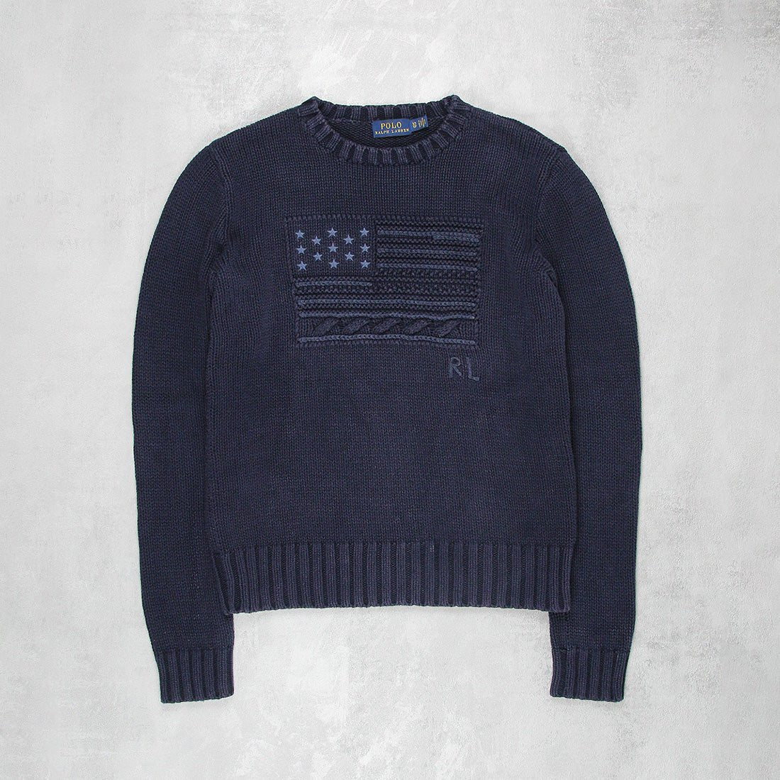 Ralph Lauren Vintage Knit Pullover USA - Farbe: Navy - Größe: XS - VintageR2