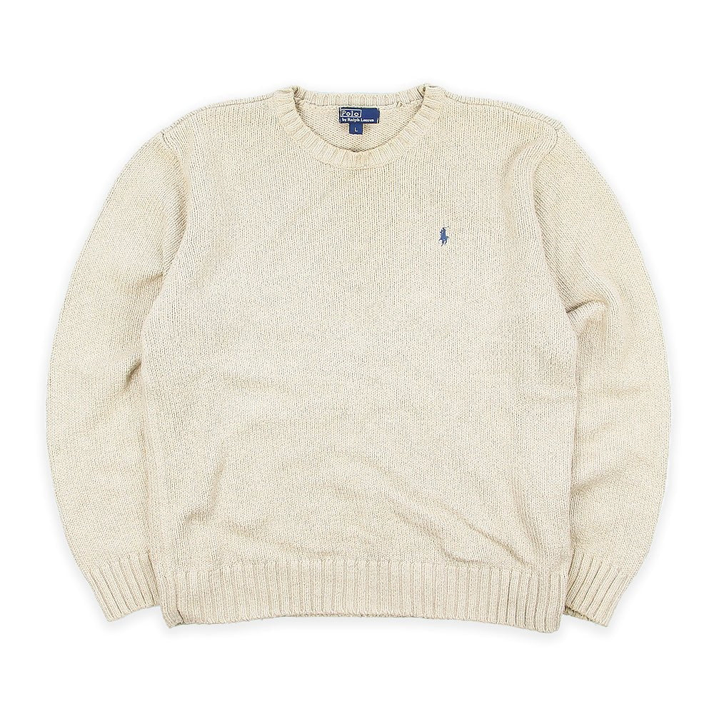 Ralph Lauren Vintage Strickpullover - Farbe: Beige - Größe: M - VintageR2