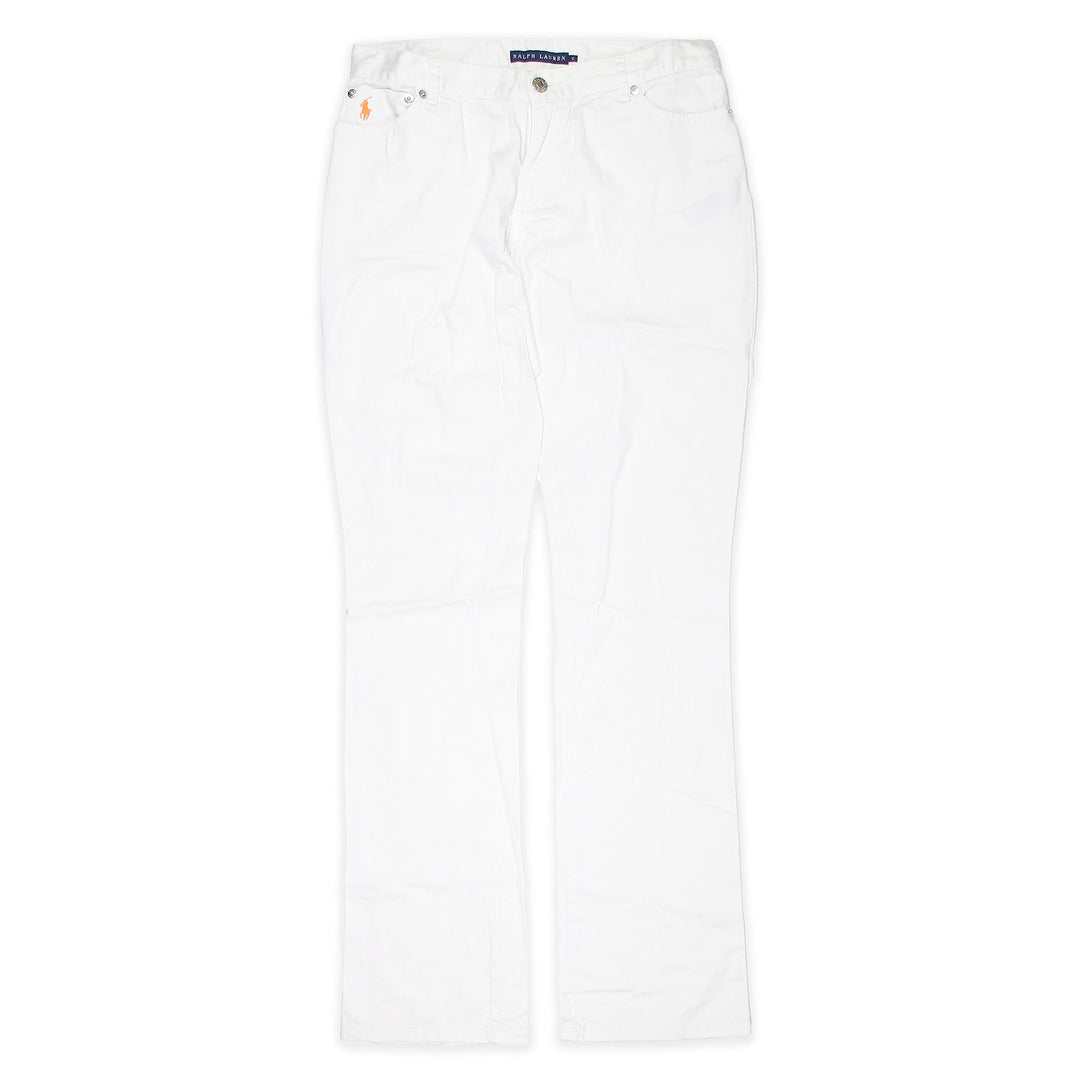 Ralph Lauren Vintage Super - Slim - Jeans Sommer Weiß