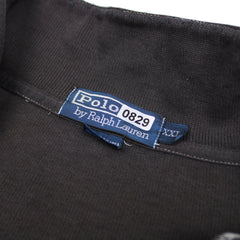 Ralph Lauren Vintage Troyer Pullover - Farbe: Black - Größe: XXL - VintageR2
