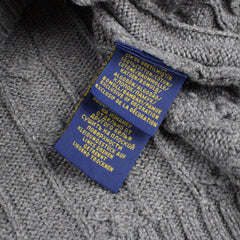 Ralph Lauren Zopfmuster Sweater - Farbe: Grey - Größe: M - VintageR2