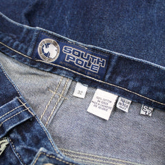 Southpole Baggy Jeans Denim Vintage - Farbe: RoyalBlue - Größe: XL - VintageR2