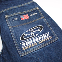 Southpole Baggy Jeans Denim Vintage - Farbe: RoyalBlue - Größe: XL - VintageR2