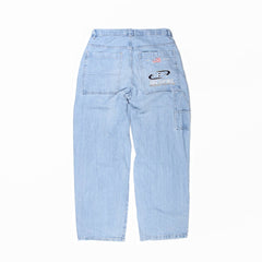 Southpole Vintage Carpenter Bleached Jeans - Farbe: LightSkyBlue - Größe: L - VintageR2
