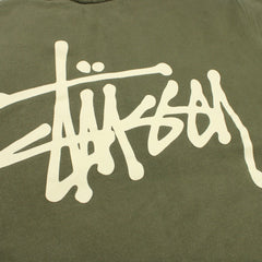 Stüssy Basic Pullover - Farbe: Olive - Größe: M - VintageR2