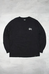 Stüssy Longsleeve mit back print - Farbe: Black - Größe: L - VintageR2