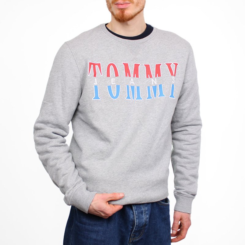 Tommy Jeans Vintage Sweater - Farbe: Grey - Größe: L - VintageR2