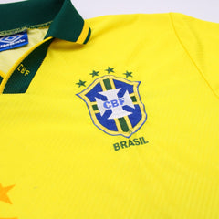 Umbro Brasilien Retro Trikot 94 - 97 - Farbe: Gold - Größe: XL - VintageR2
