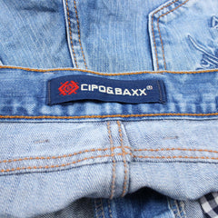 Vintage Trashed Jeans - Farbe: LightSkyBlue - Größe: XL - VintageR2