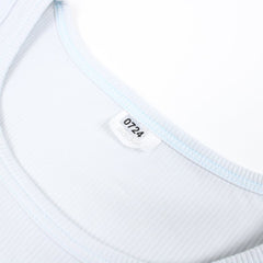 Adidas Vintage Tanktop Babyblau Cord - Farbe: LightSkyBlue - Größe: S - VintageR2
