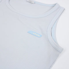 Adidas Vintage Tanktop Babyblau Cord - Farbe: LightSkyBlue - Größe: S - VintageR2