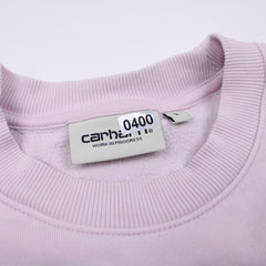 Carhartt Spellout Sweatshirt - Farbe: Pink - Größe: M - vintageR2