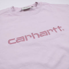 Carhartt Spellout Sweatshirt - Farbe: Pink - Größe: M - vintageR2