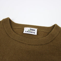 Lacoste Sweatshirt Wolle - Farbe: Olive - Größe: S - vintageR2