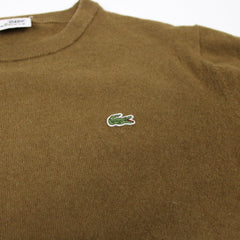 Lacoste Sweatshirt Wolle - Farbe: Olive - Größe: S - vintageR2