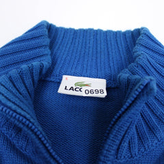 Lacoste Vintage Knit Troyer - Farbe: RoyalBlue - Größe: M - vintageR2