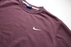 Nike Basic Solo Swoosh Sweater - Farbe: Red - Größe: L - vintageR2