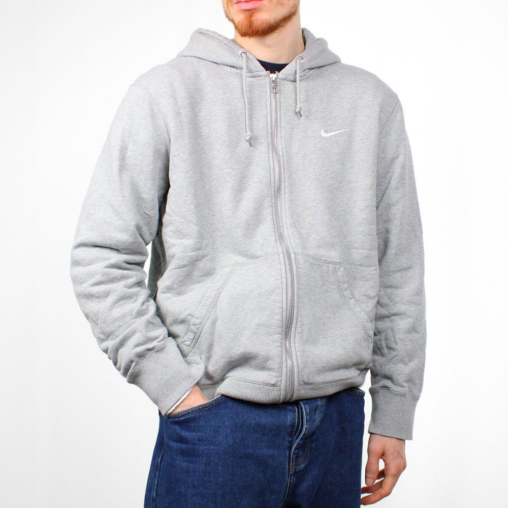 Nike Basic Sweatjacke - Farbe: Grey - Größe: L - VintageR2