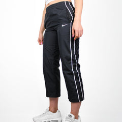 Nike gestreifte Trackpants - Farbe: Black - Größe: M - VintageR2