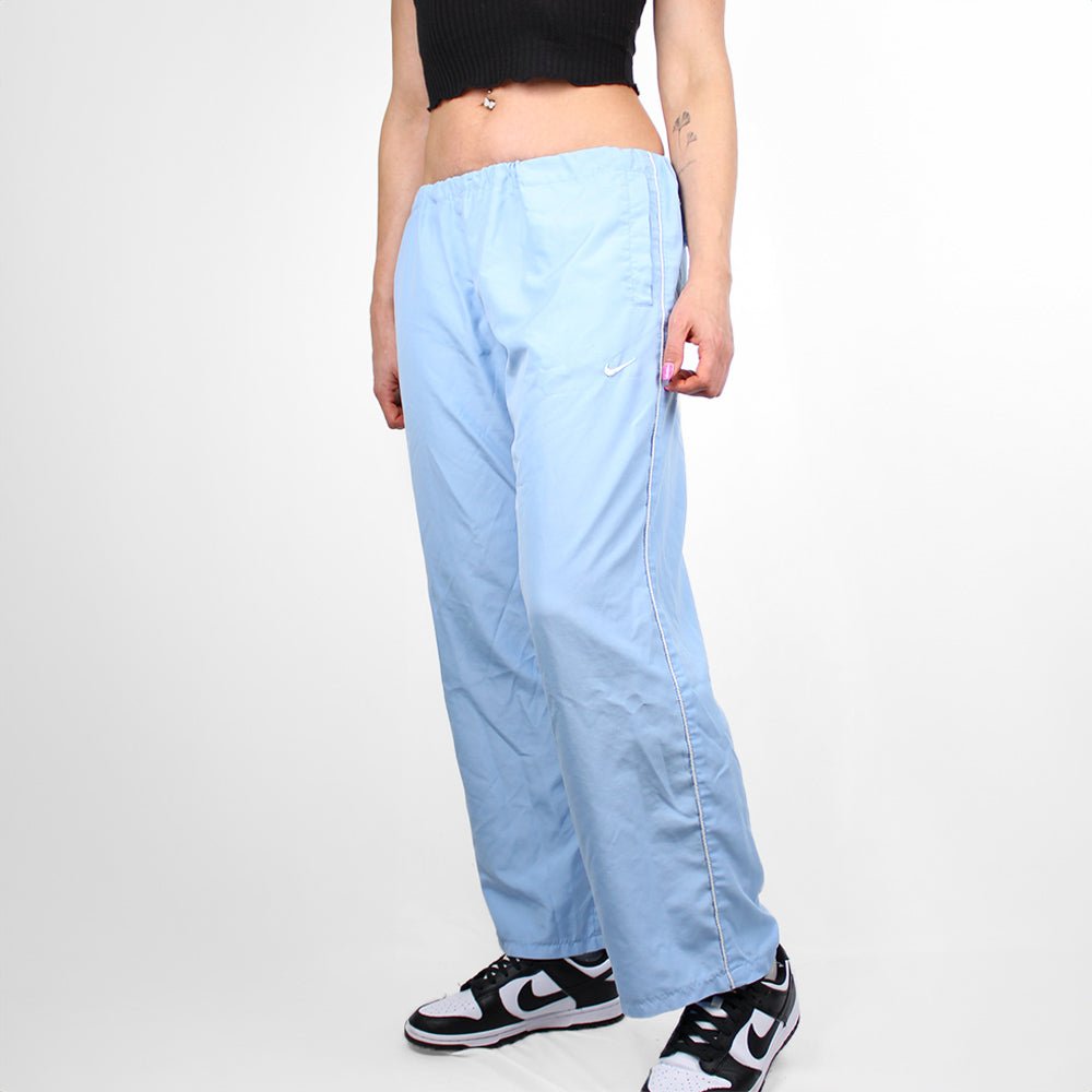 Nike Vintage Babyblaue Trackpants - Farbe: LightSkyBlue - Größe: M - VintageR2